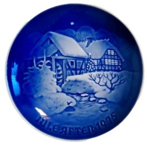 Vintage 1975 Bing & Grondahl Christmas 7" Collectable Plate Excellent Condition